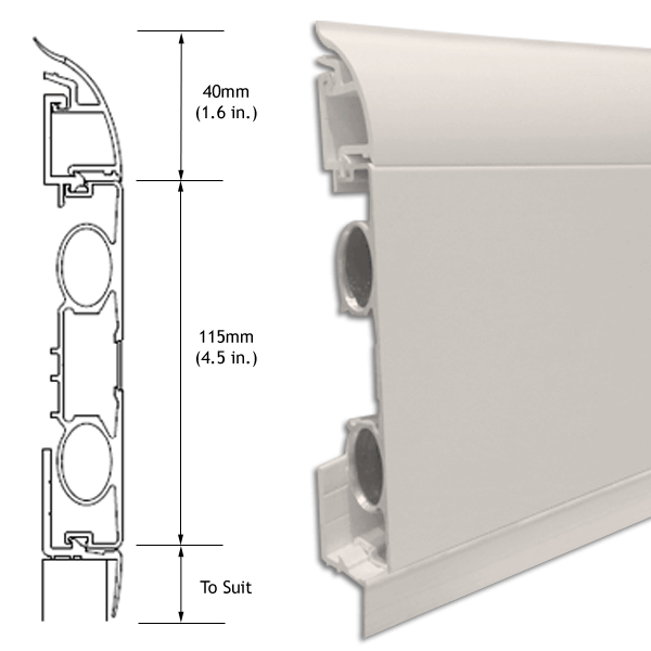 ThermaSkirt is more hygienic than ever before with the new EasyClean Profiles ThermaSkirt is more hygienic than ever before with the new EasyClean Profiles