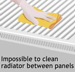 Impossible to clean Radiators between panels