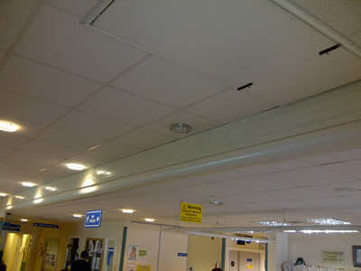 Failed Under Floor Heating Replacement Heating System - NHS, Stockton on Tees