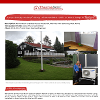 ThermaSkirt Case Study - Skirtig Heating with Air source heat pump