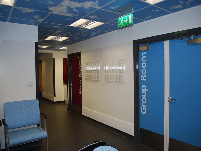 EasyClean installed in a care-home corridor
