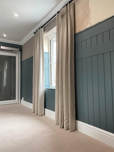 Bedroom | Disabled Access | Deco BM2TS | Torus Capping | Blue Wall Panelling