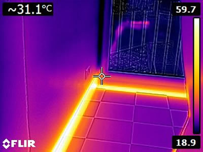 Radiant heat produced from low level is more efficient than using convectors like Radiators