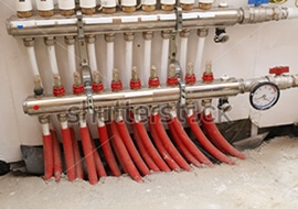 Embedding the heating in the concrete ensures controllability is diminished